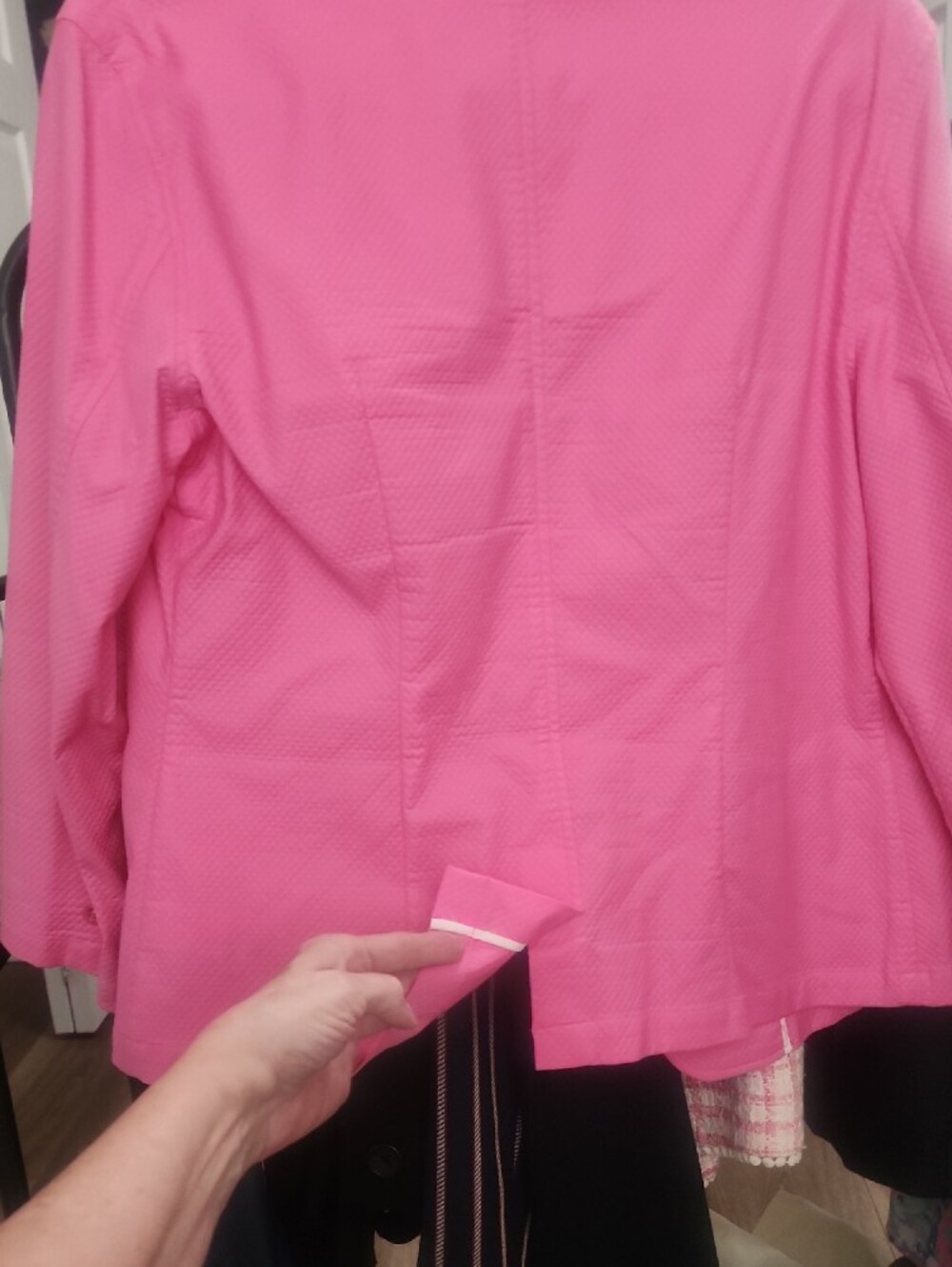 Lilly Pulitzer Hot Pink Single-Button Blazer - Picture 10 of 10